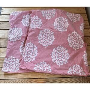 West Elm Set of 2 Pillow Covers Shams Size 26x24 Pink